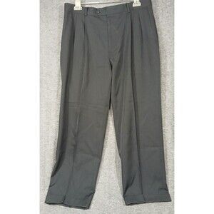 Joseph & Feiss‎ International Men's  Black Wool Blend Dress Pants Size 36x30